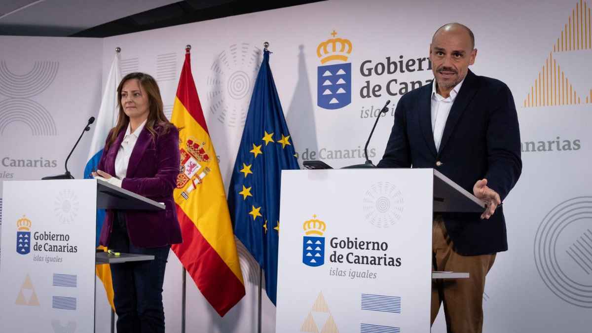 Rueda de prensa del Gobierno de Canarias sobre la oferta de 556 plazas de empleo público