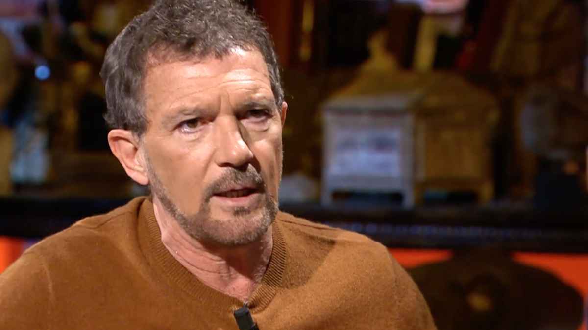 El actor malagueño durante una entrevista en la que critica a los funcionarios y el modelo de empleo público en España