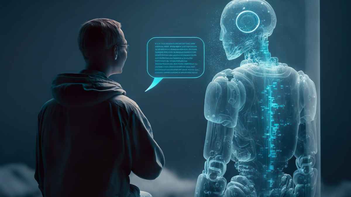 Empresario aprendiendo a aplicar la inteligencia artificial en su empresa mediante formación digital