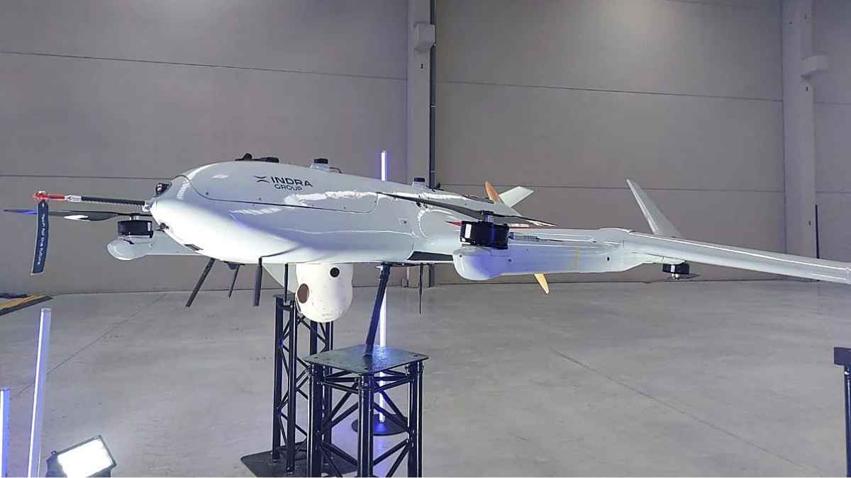 Dron de Indra Group fabricado en Castilla y León dentro de su plan de creación de 500 empleos