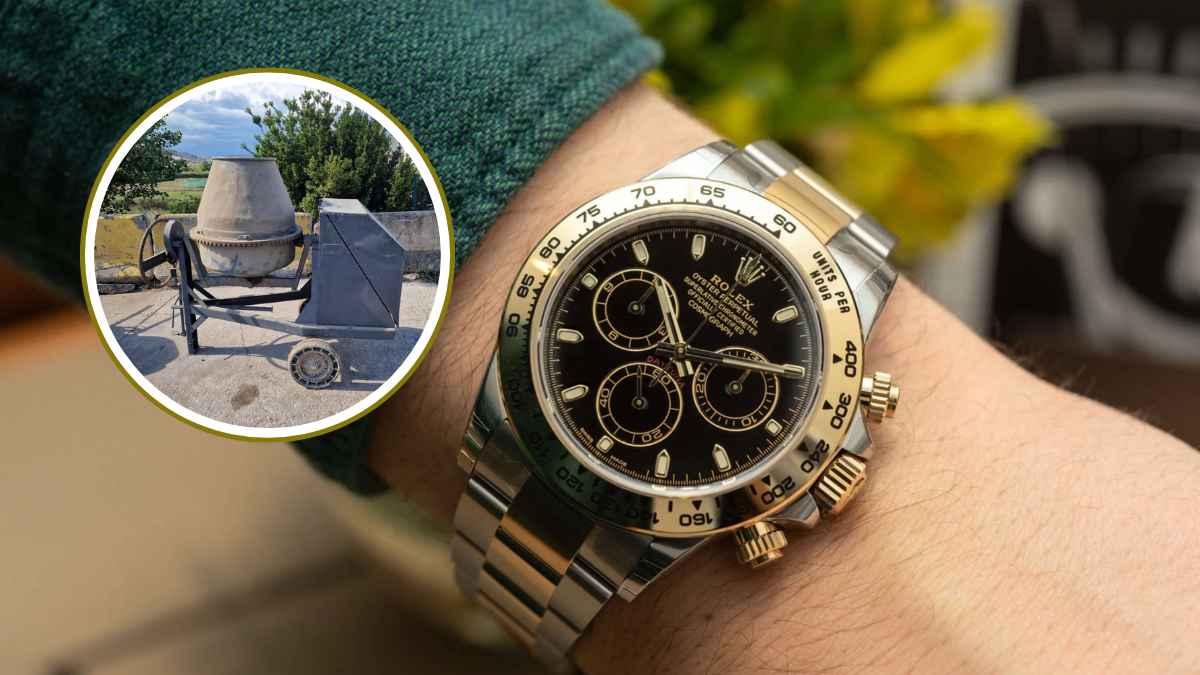 Rolex de 16.000 euros perdido por un albañil mientras trabajaba en una obra