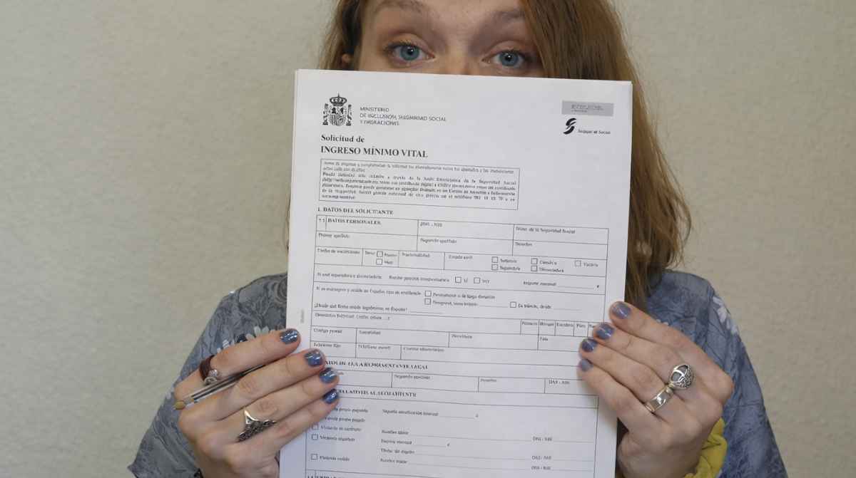 Formulario de solicitud del Ingreso Mínimo Vital de la Seguridad Social