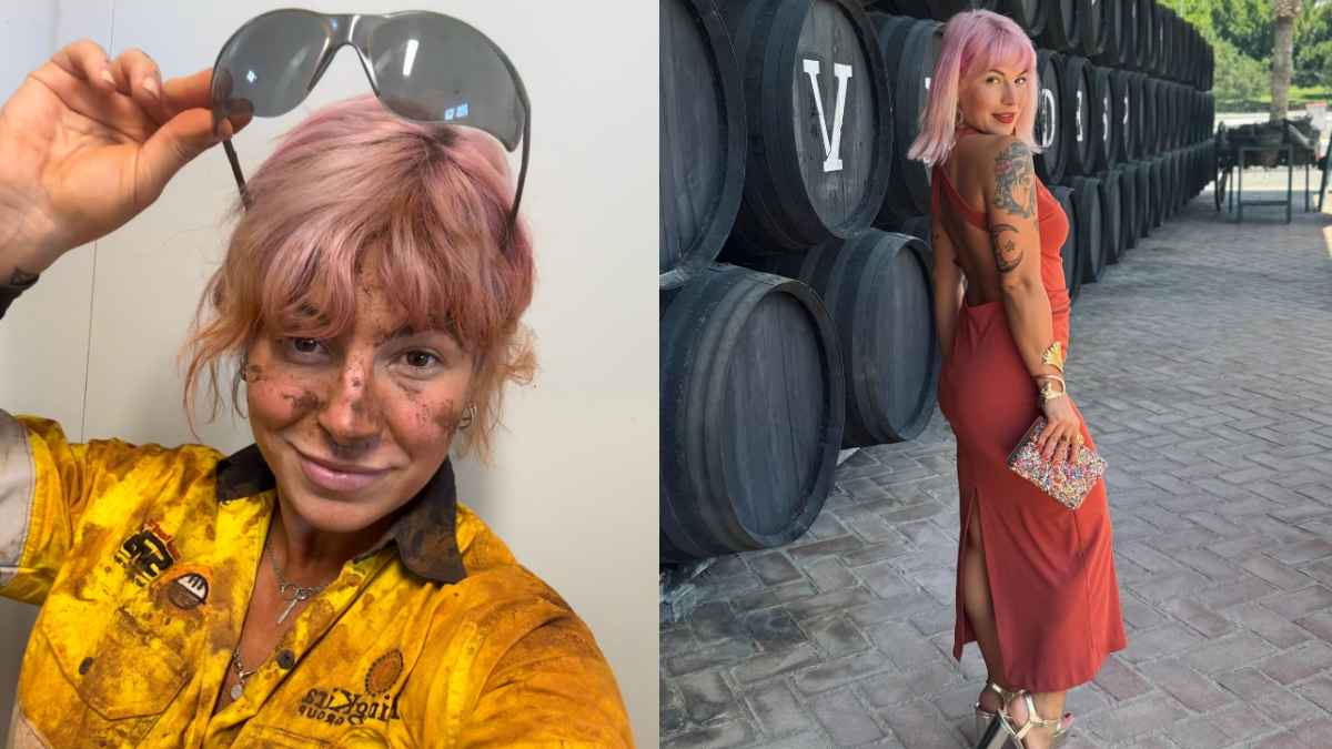Virginia, gaditana de 31 años, trabajando en una mina en Australia tras dejar su carrera como actriz y modelo