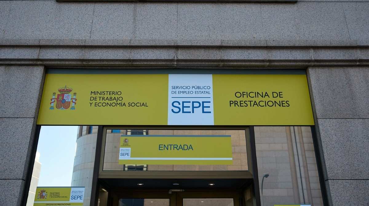 Oficina del SEPE donde los desempleados pueden acceder a ayudas de 10 euros diarios por cursos de formación