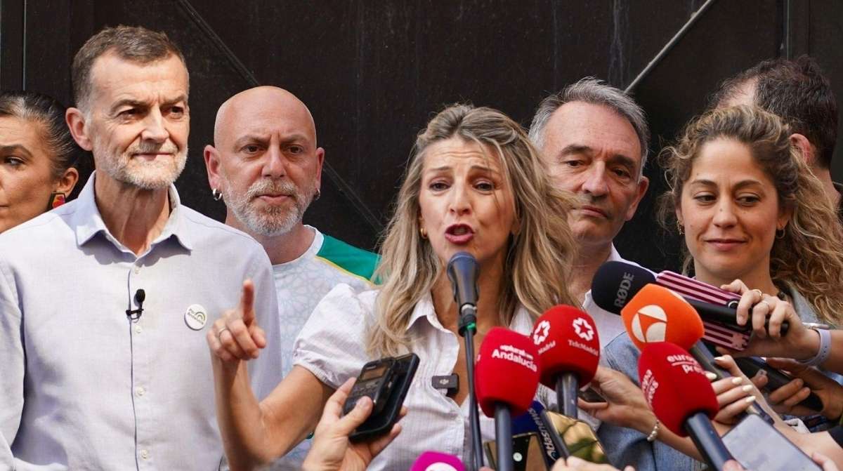 Yolanda Díaz en rueda de prensa sobre la jornada laboral y la reducción a 37,5 horas