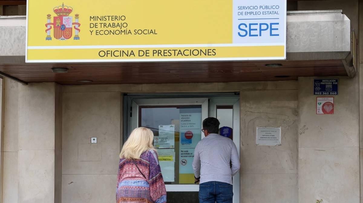 Oficina del SEPE en un caso en el que la justicia evita que una trabajadora devuelva el paro reclamado por el organismo