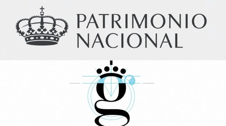Logo de Patrimonio Nacional en la convocatoria de becas para posgraduados de 1.250 euros al mes