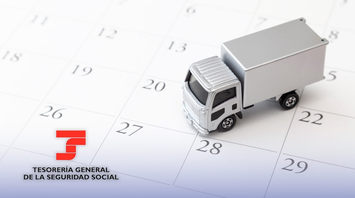 Calendario junto al logotipo de la Seguridad Social para ilustrar el mejor mes para solicitar la jubilación anticipada