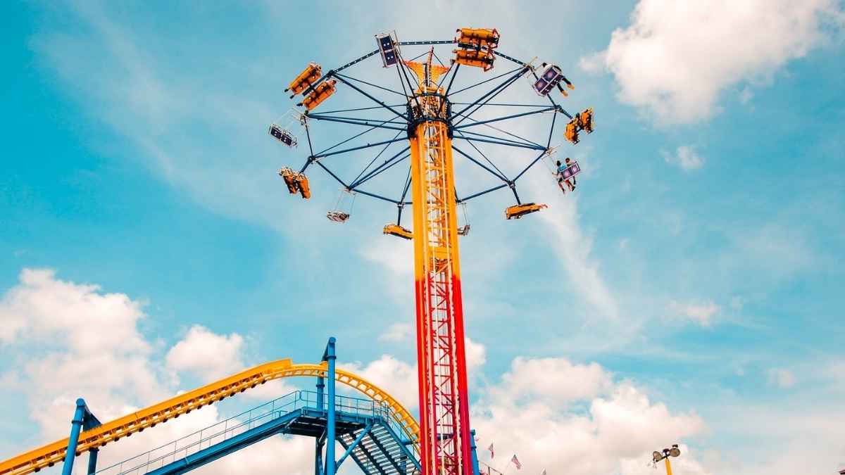 Atracciones y montaña rusa de Fun Spot America Atlanta antes de su cierre definitivo