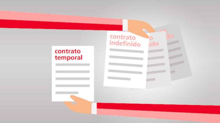Contrato temporal que pasa a indefinido tras encadenar contratos durante dos años