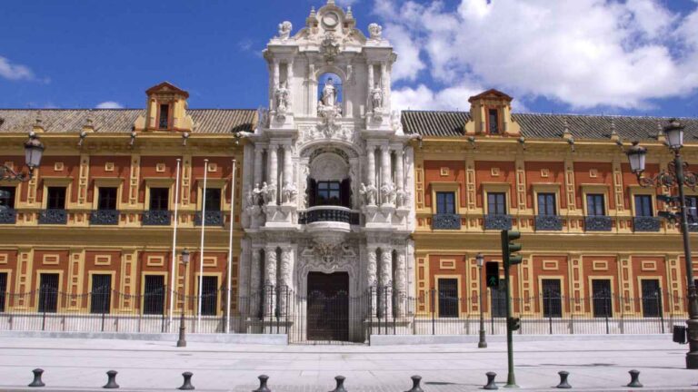 Palacio de San Telmo, sede de la Presidencia de la Junta de Andalucía, en Sevilla