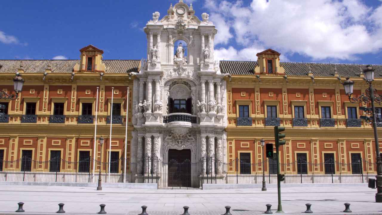 Palacio de San Telmo, sede de la Presidencia de la Junta de Andalucía, en Sevilla
