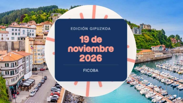 Cartel de Turislan 2026 sobre una imagen de un puerto, con la fecha del 19 de noviembre y la sede Ficoba.
